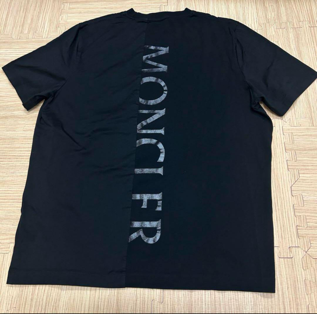 MONCLER Tシャツ　黒ワッペン　モンクレール　ブラック