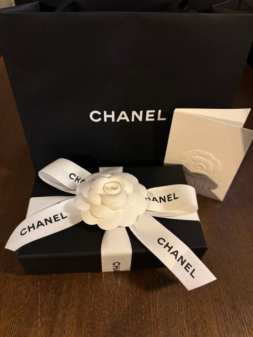 CHANEL ブラックレザー ケース　25日まで価格