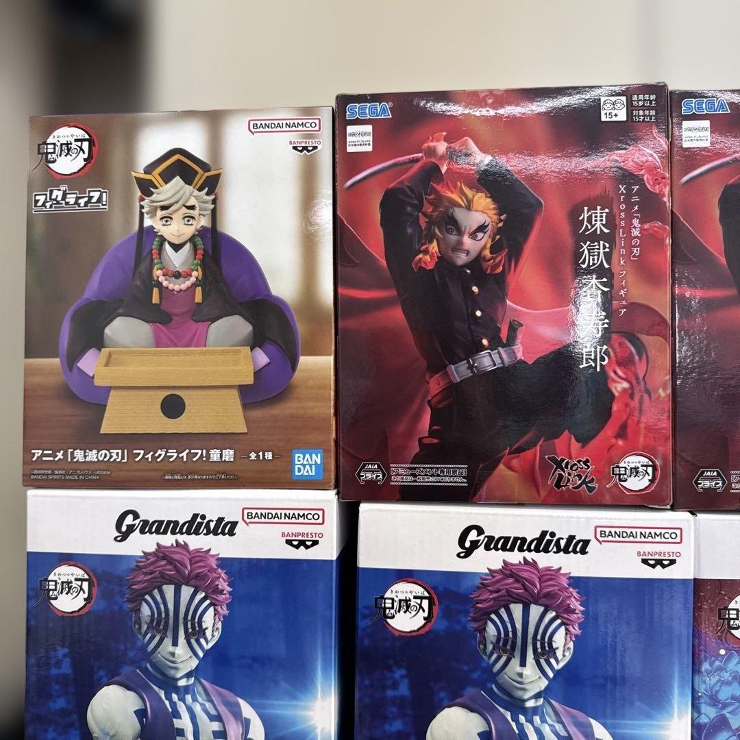 鬼滅の刃　グランディスタ　猗窩座　童磨　フィグライフ！　童磨　ルームライト他