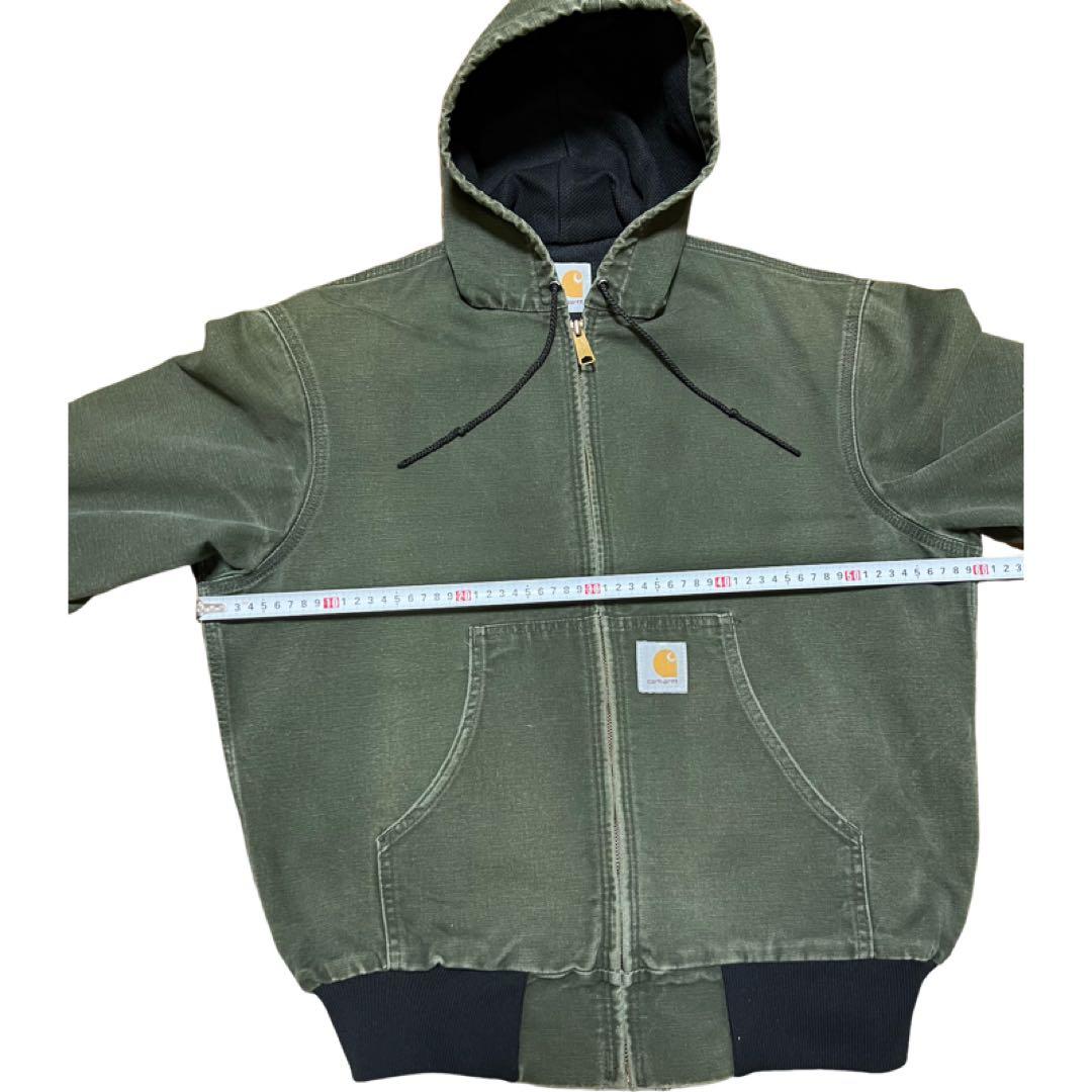 90s Carhartt アクティブジャケット モス グリーン カーハート