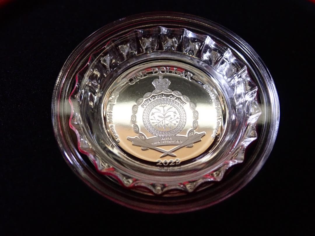 コカ・コーラ®ボトルキャップ 銀貨 貴重な裸！純銀 箱・缶・COA全部付！