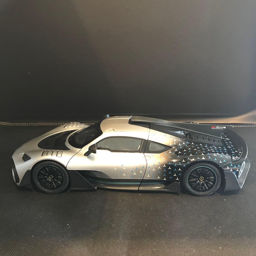 ミニカー4台、Ferrari812/SF90XX, AMG one, SVJ64