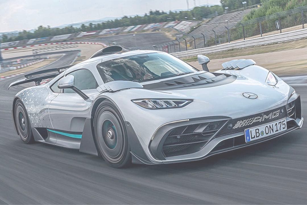 ミニカー4台、Ferrari812/SF90XX, AMG one, SVJ64