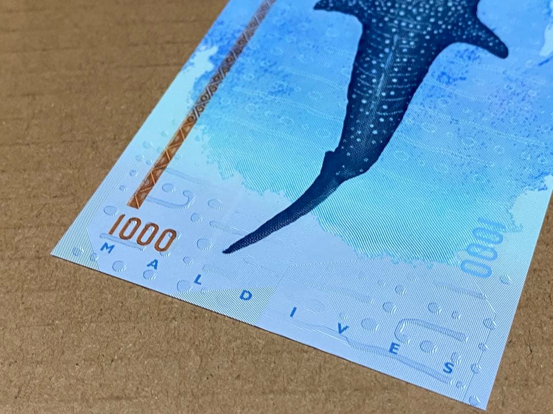 モルディブ 1000ルフィヤ