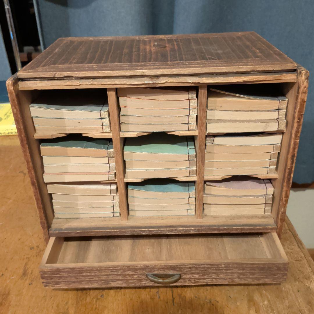 大正　宝生流謡本36冊・収納棚いり