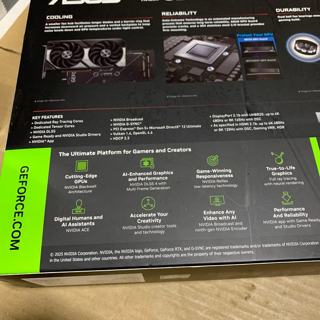 新品ASUS NVIDIA GeForce RTX 5060 Ti 16G