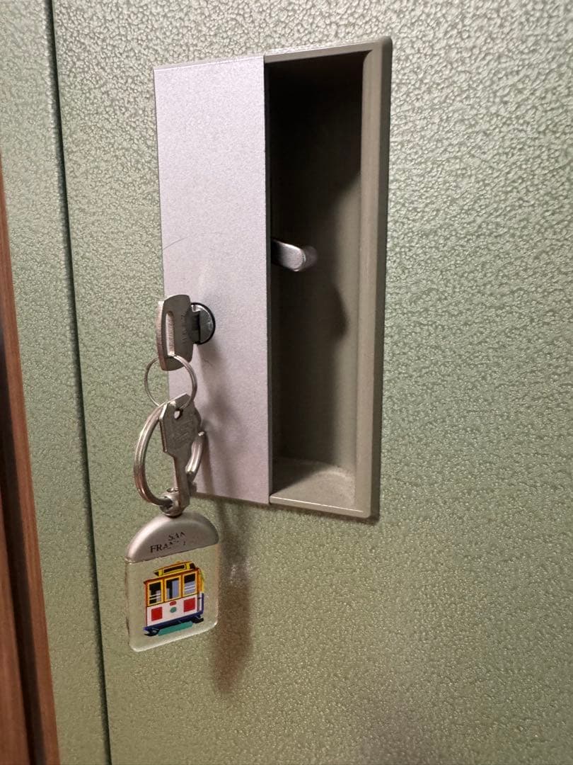 KSK ガンロッカー スチール製 グリーン　5丁用