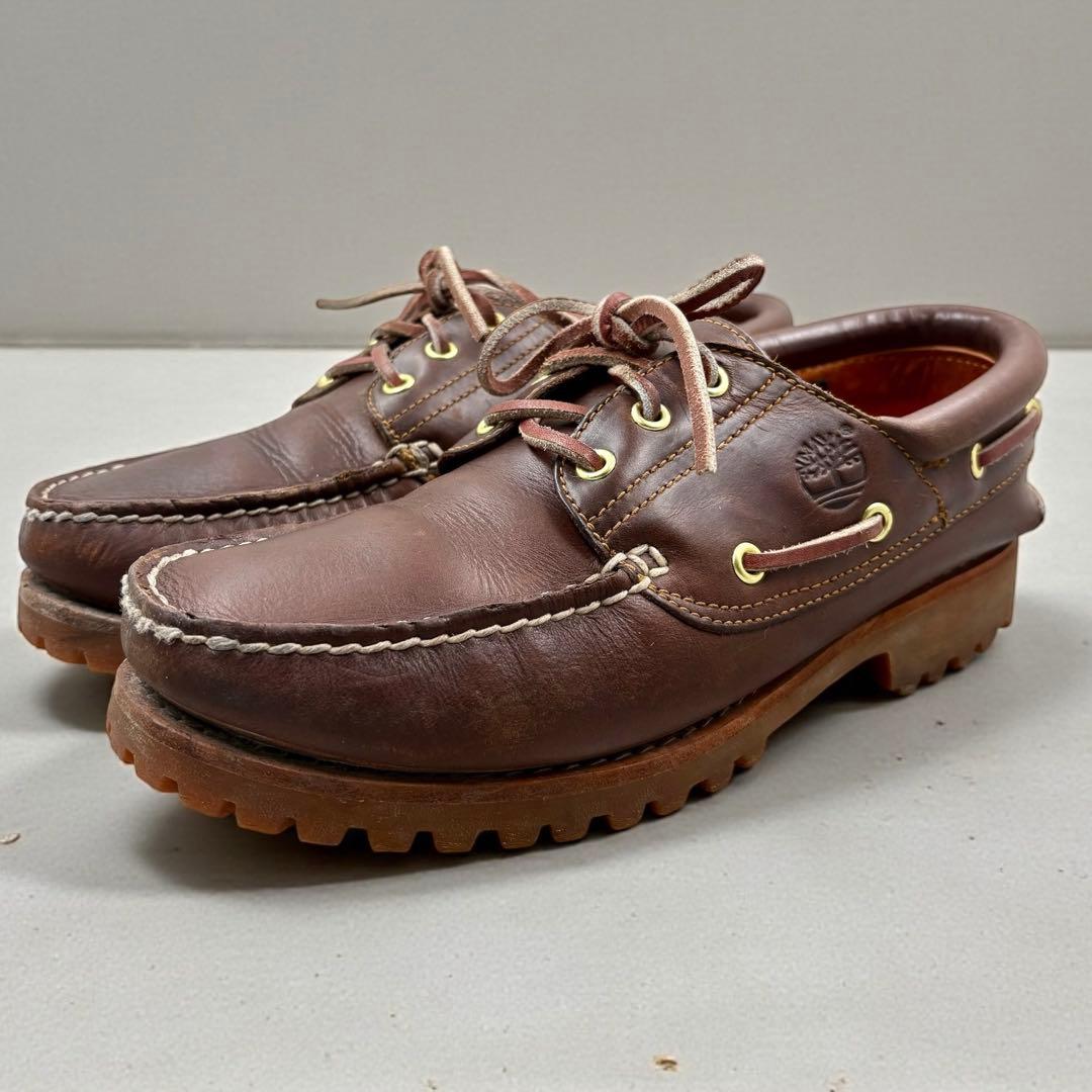 ティンバーランド スリーアイ クラシック ラグ 27 ブラウン デッキシューズ