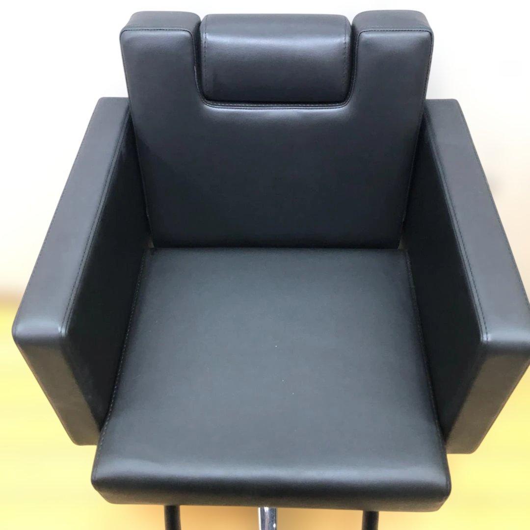 美品 バックシャンプー用 油圧昇降 ブラック 美容室 ヘッドスパ 112930