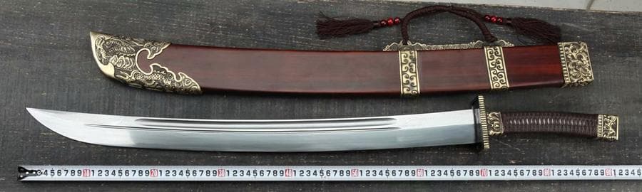 屠竜大刀 日本刀 模造刀 居合刀 武士道 武蔵 鑑賞用 手鍛造打