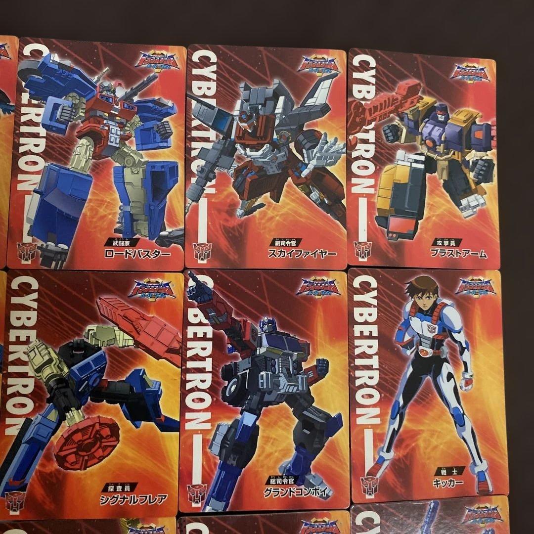 【qhmirai】タカラ　トランスフォーマー　スーパーリンク当時モノ24枚