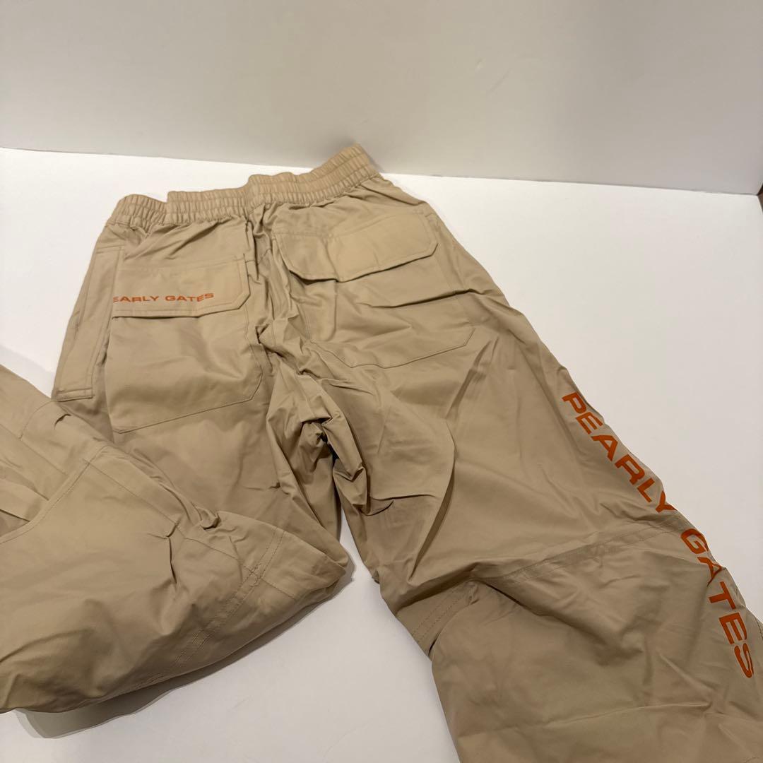【美品】PEARLY GATES ベージュ レインスーツ(上下セット)