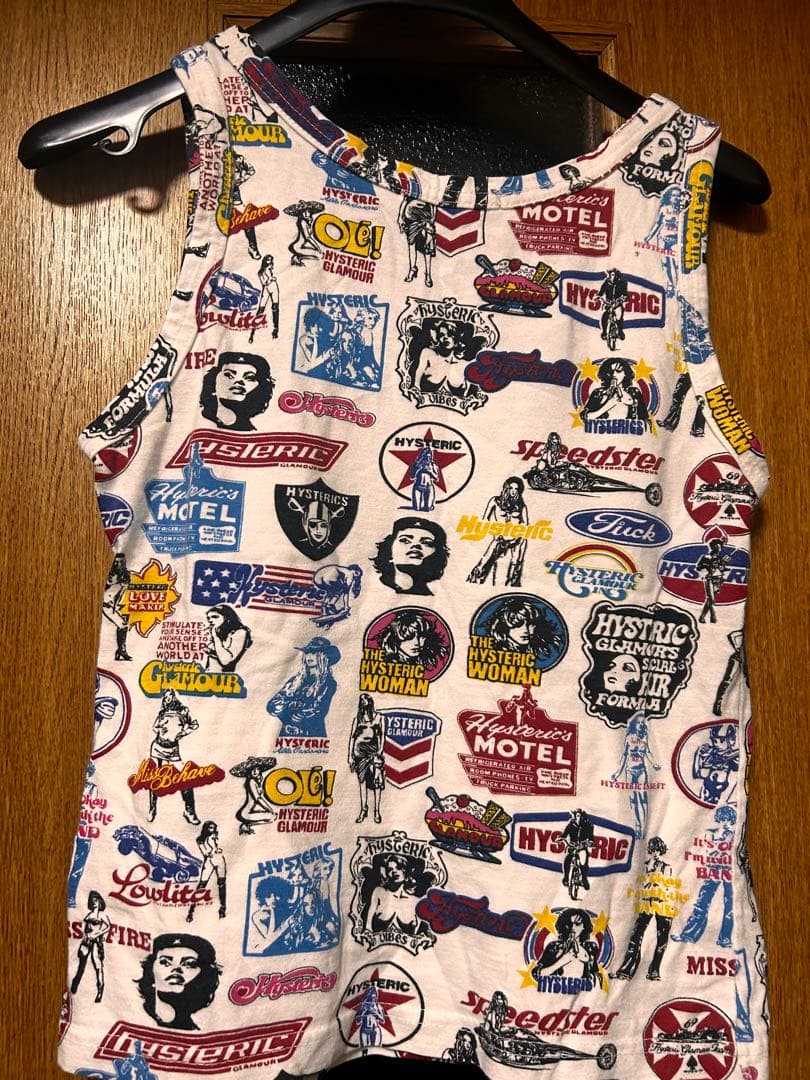 HYS★ヒステリックグラマー タンクトップ★総柄★レディース