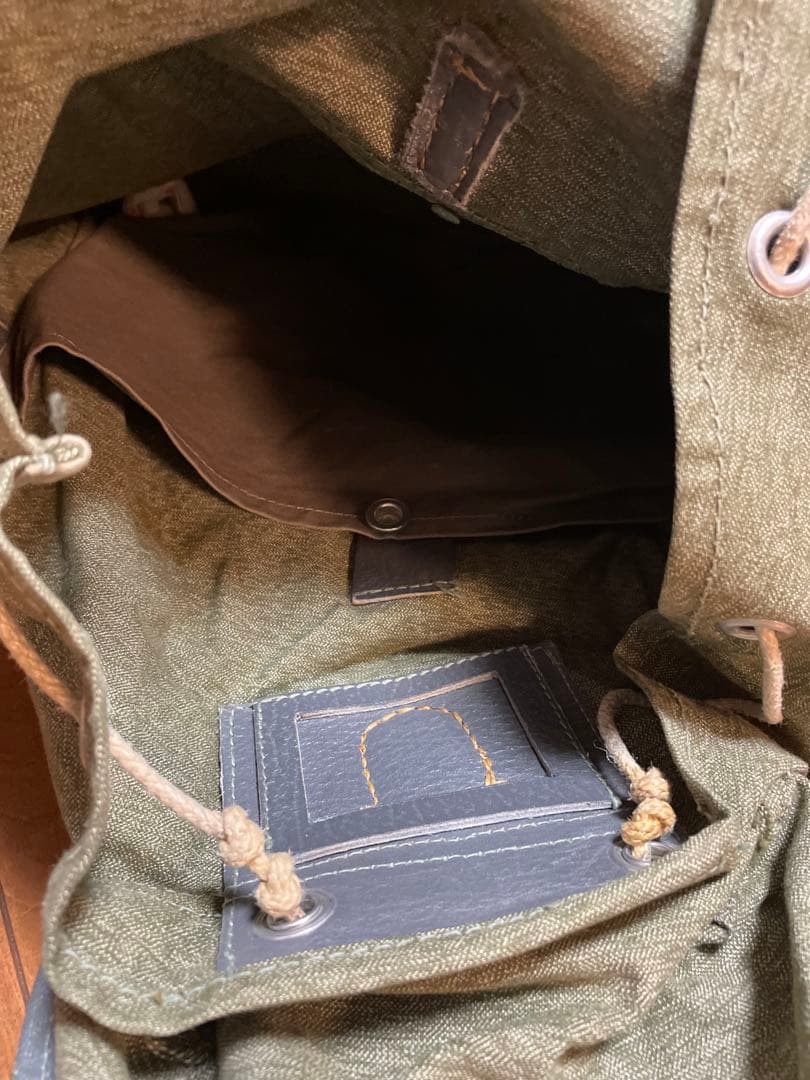 ヴィンテージ　スイス軍　ごま塩　バッグパック　リュック　実物　サバゲー　50年代