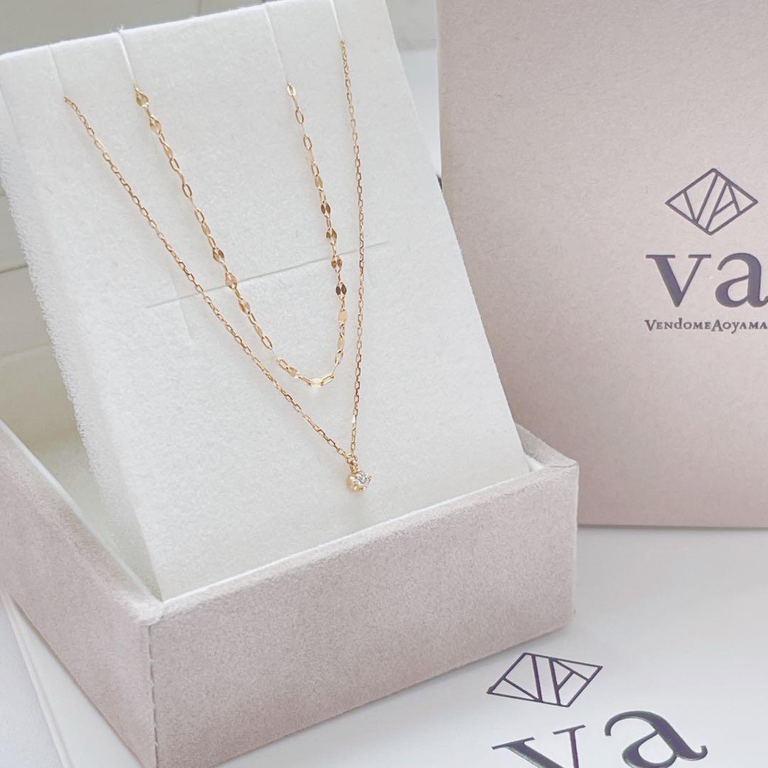 ヴァンドーム青山 ブレスレット 2連ブレスレット ダイヤモンド イエローゴールド
