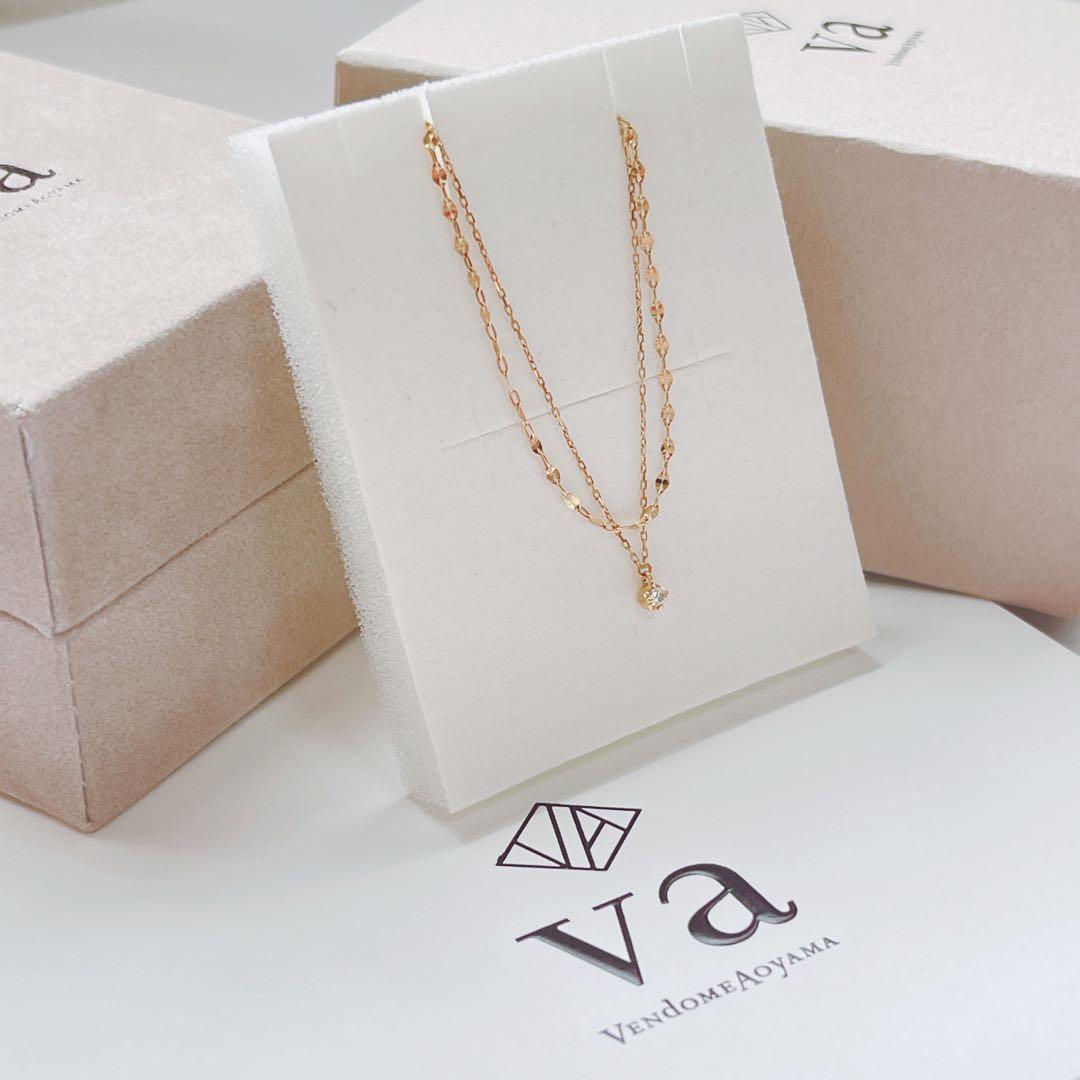 ヴァンドーム青山 ブレスレット 2連ブレスレット ダイヤモンド イエローゴールド