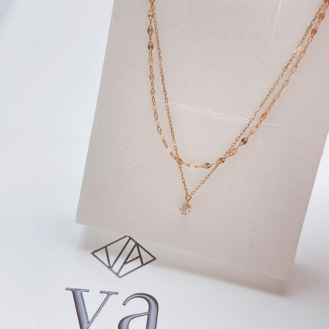 ヴァンドーム青山 ブレスレット 2連ブレスレット ダイヤモンド イエローゴールド