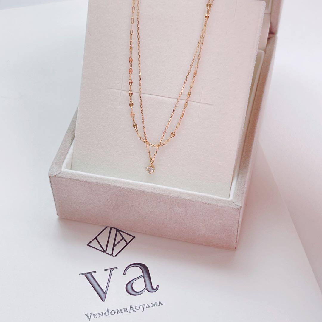 ヴァンドーム青山 ブレスレット 2連ブレスレット ダイヤモンド イエローゴールド