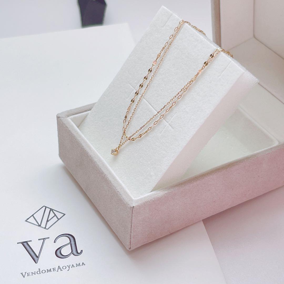 ヴァンドーム青山 ブレスレット 2連ブレスレット ダイヤモンド イエローゴールド