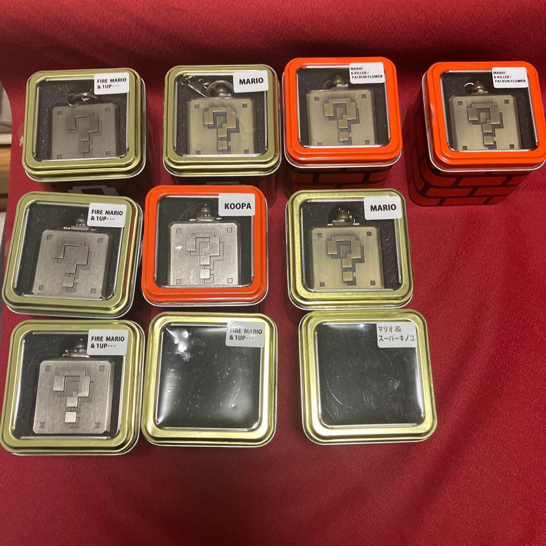 スーパーマリオ クエスチョンブロック キャラクターグッズ　8個セット