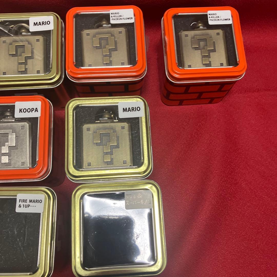スーパーマリオ クエスチョンブロック キャラクターグッズ　8個セット