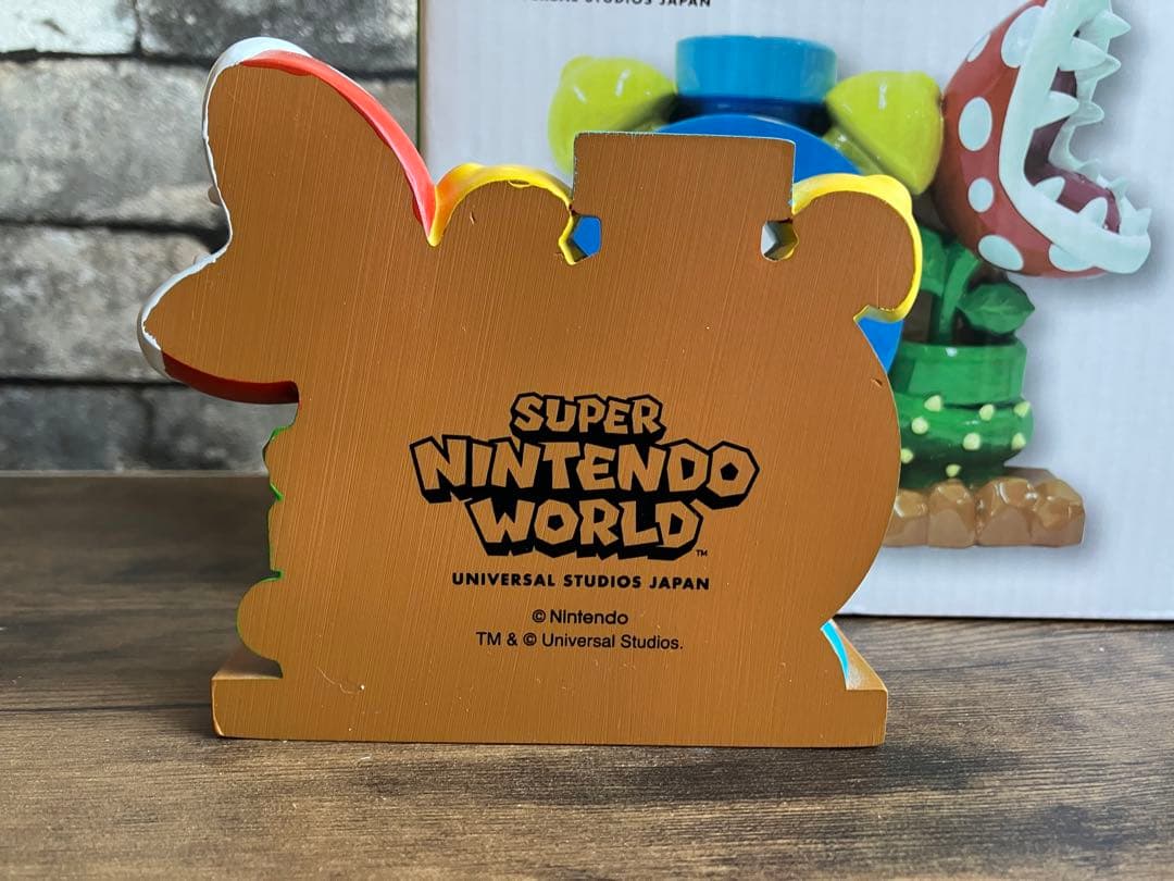 マリオ　置き時計　パックンフラワー　usj　フィギュアクロック