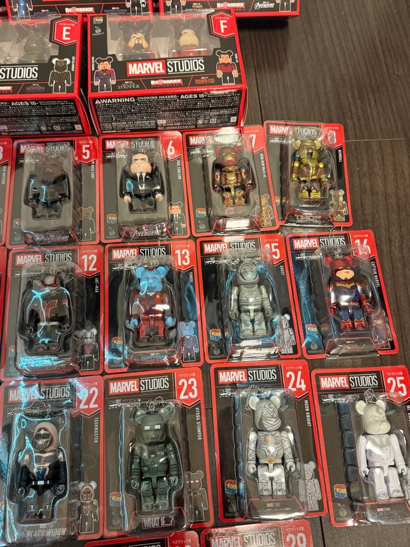 MARVEL BE@RBRICK 27種 ベアブリック マーベル ハッピーくじ