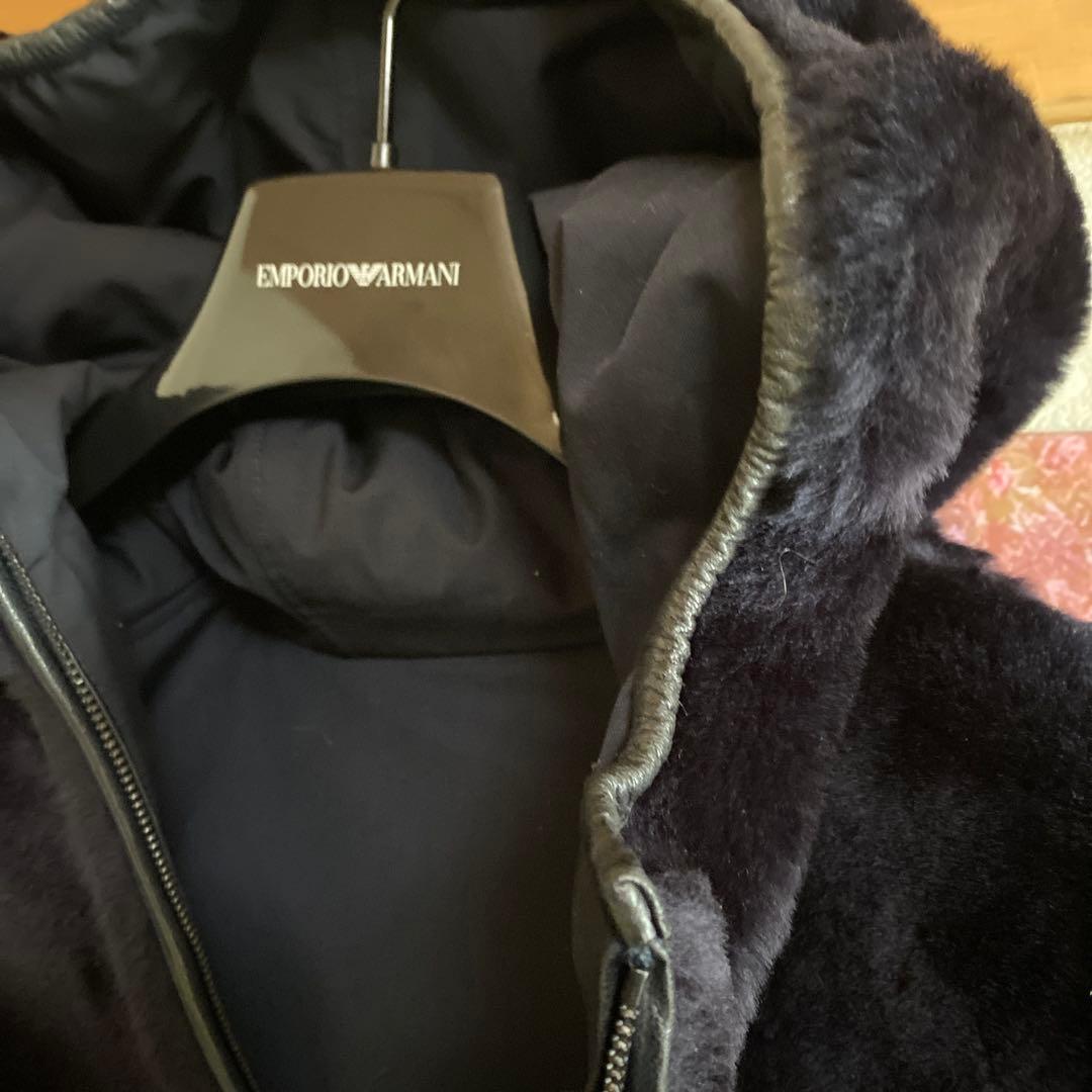 EMPORIO ARMANI 2019 シェアリングラム　リバーシブルジャケット