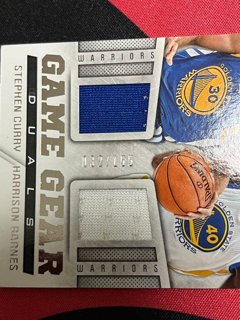 nbaカード ステフィンカリー、ハリソンバーンズジャージカード