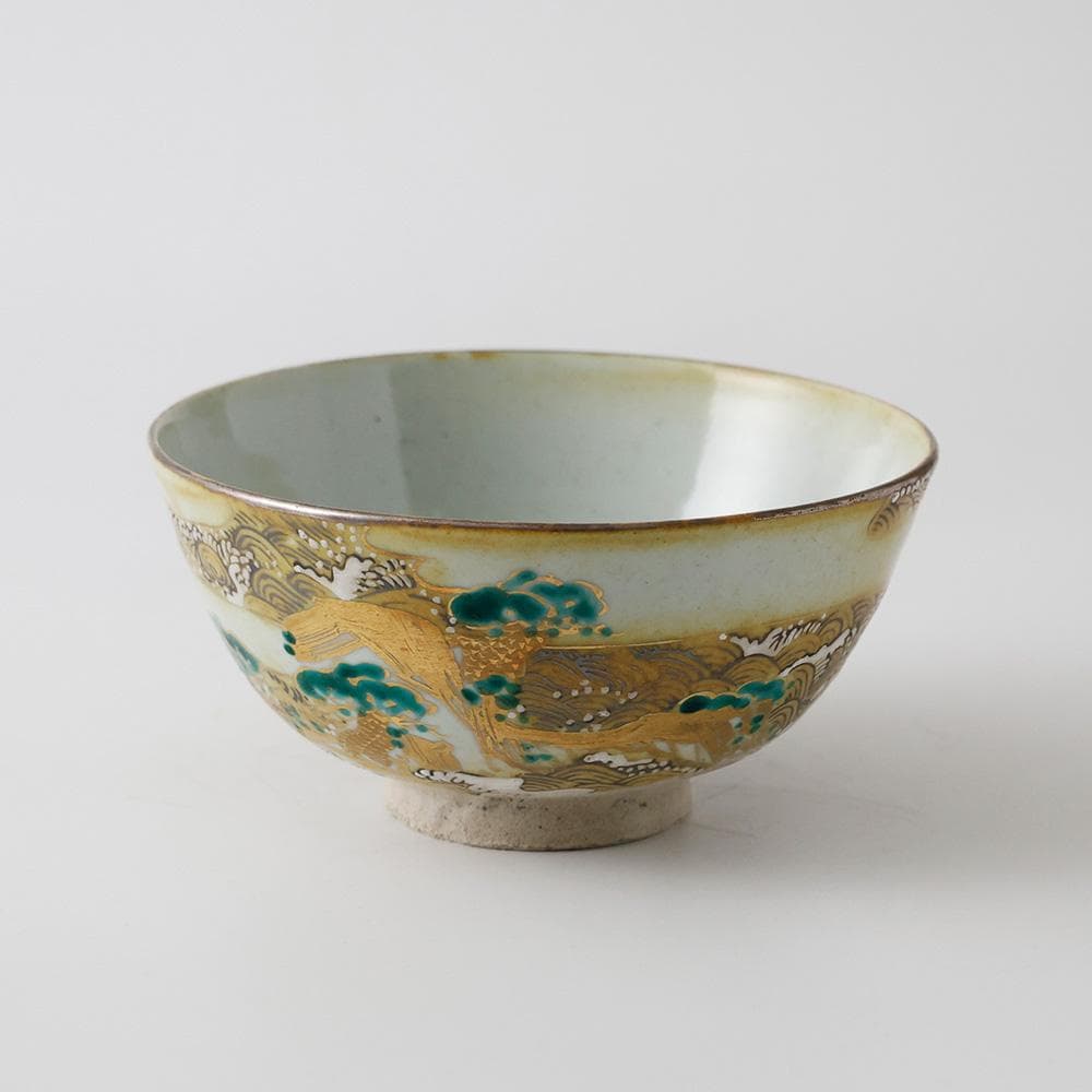 十二代永楽善五郎(永楽和全) 幕末明治期の京焼の大家 色絵金彩 松祷文 菓子鉢