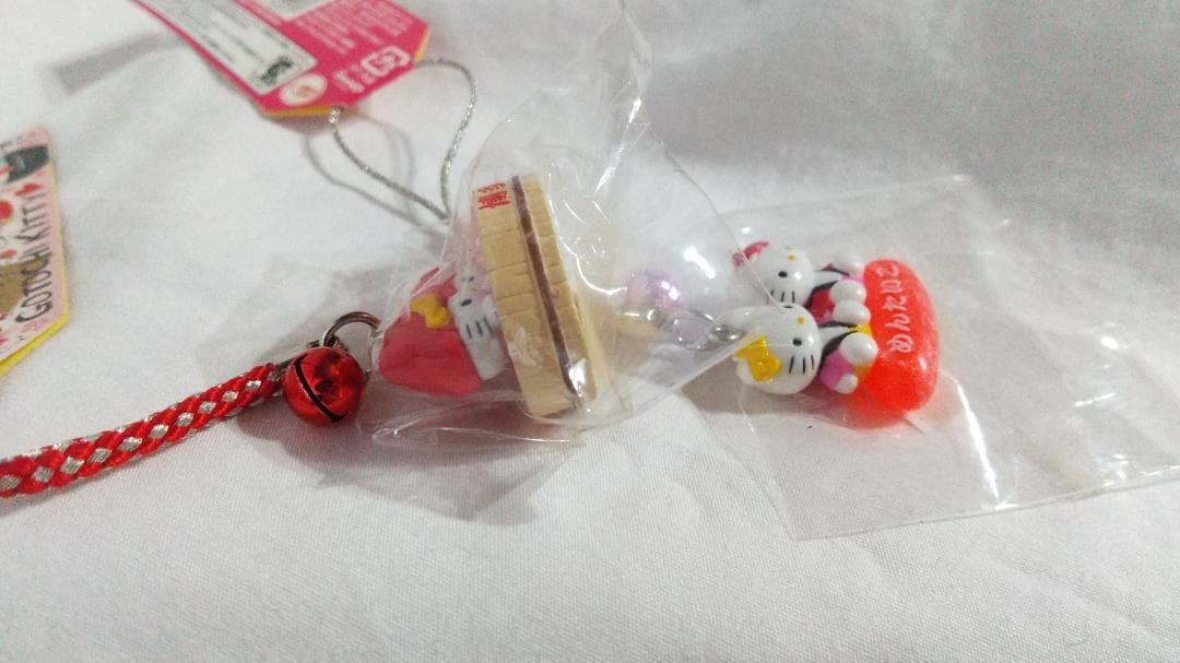 キティ　根付　明太子　福岡　博多　ご当地　限定　マスコット　キーホルダー