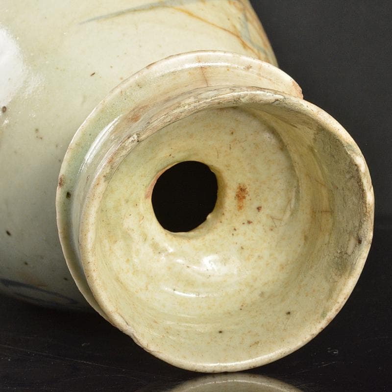 朝鮮美術　李朝　高麗白磁　染付　徳利　M　R6969B