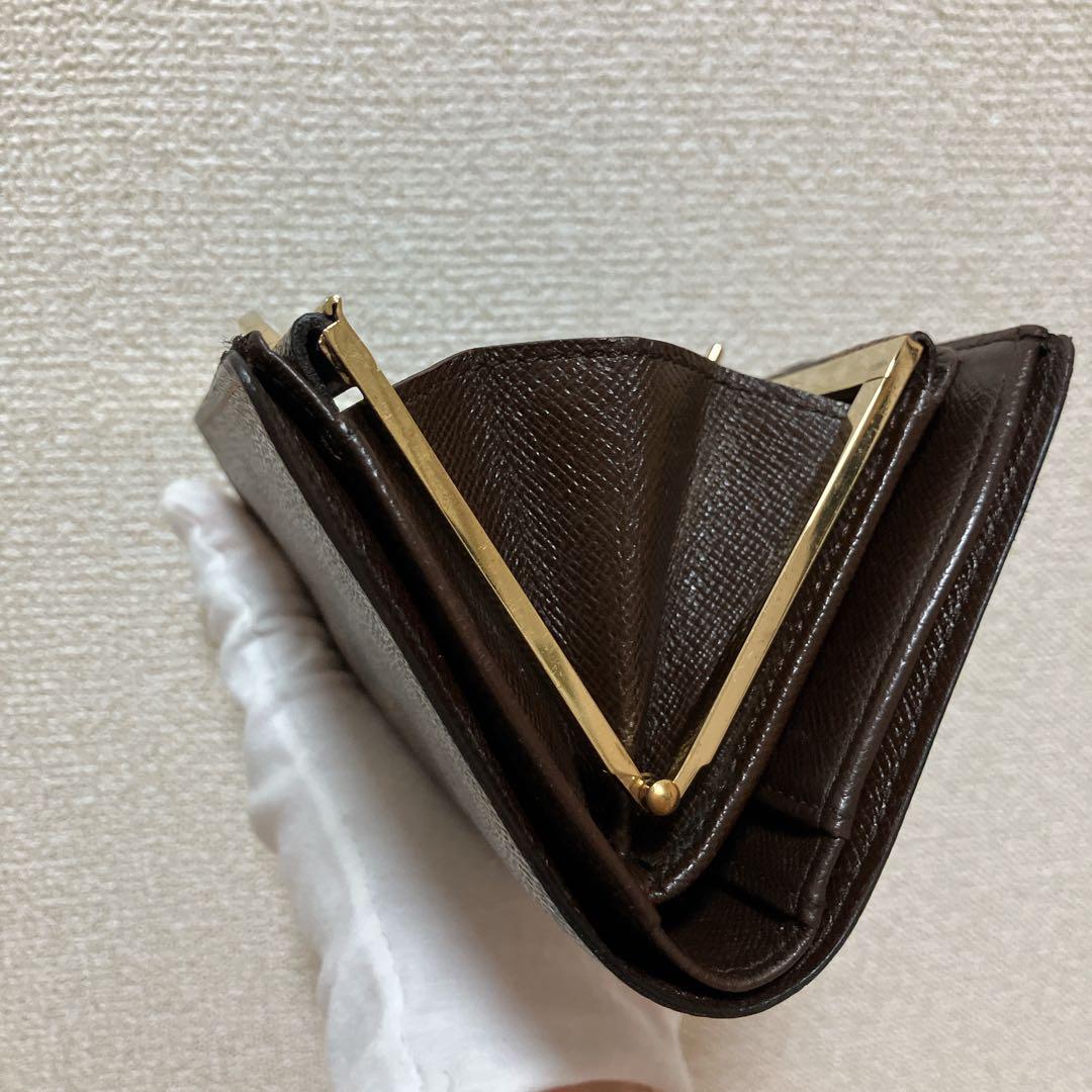 ✨美品・鑑定済✨ルイヴィトン ダミエ ポルトモネ ビエ ヴィエノワ 財布 がま口