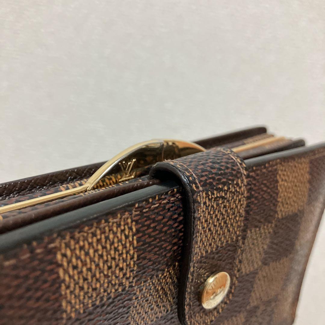 ✨美品・鑑定済✨ルイヴィトン ダミエ ポルトモネ ビエ ヴィエノワ 財布 がま口