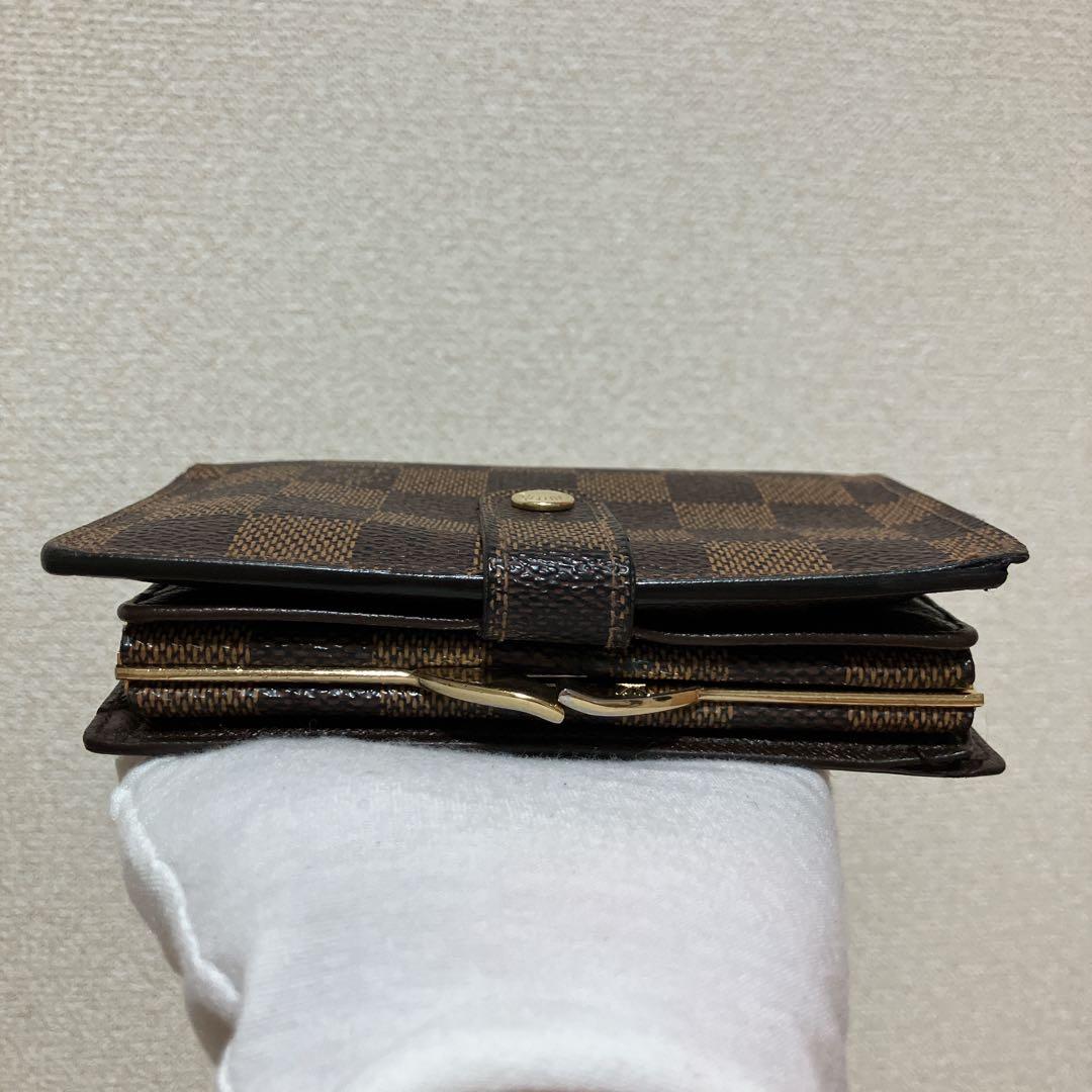 ✨美品・鑑定済✨ルイヴィトン ダミエ ポルトモネ ビエ ヴィエノワ 財布 がま口