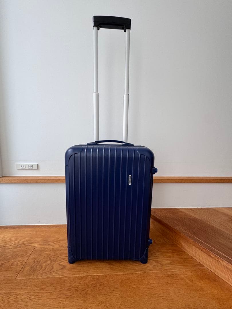 リモワ　サルサ　35L 美品　伸縮ハンドル新品交換済み　ブルー　機内持ち込み可