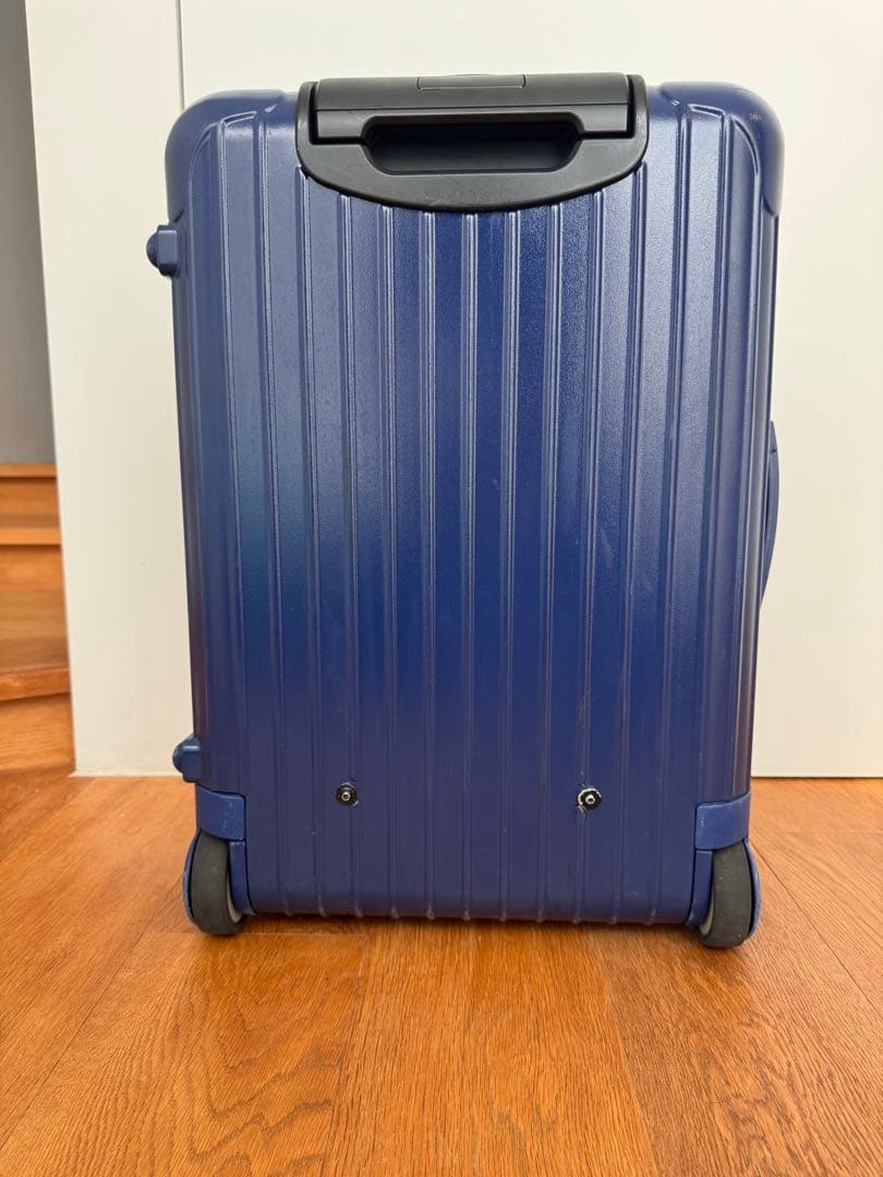 リモワ　サルサ　35L 美品　伸縮ハンドル新品交換済み　ブルー　機内持ち込み可
