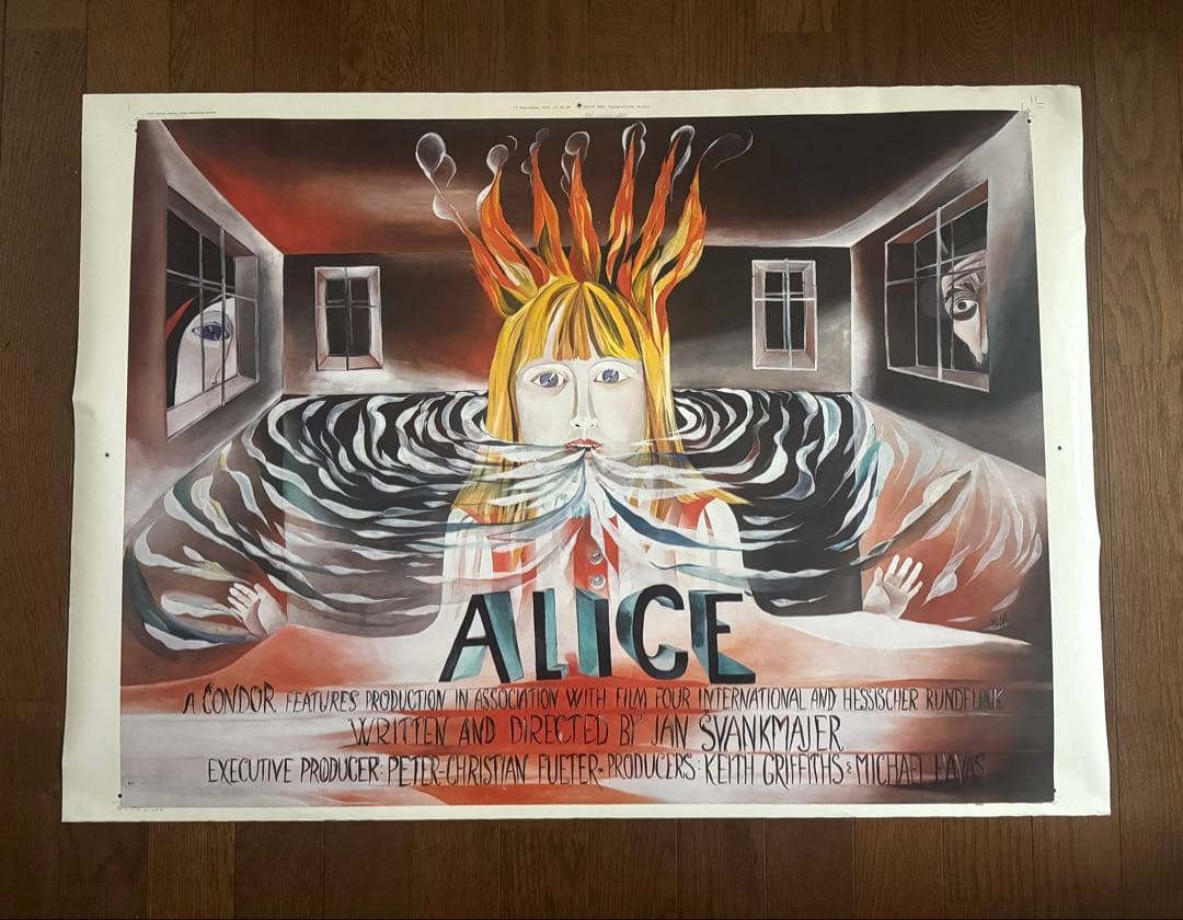 貴重★ ヤンシュヴァンクマイエル/アリス ポスター アンダーカバー