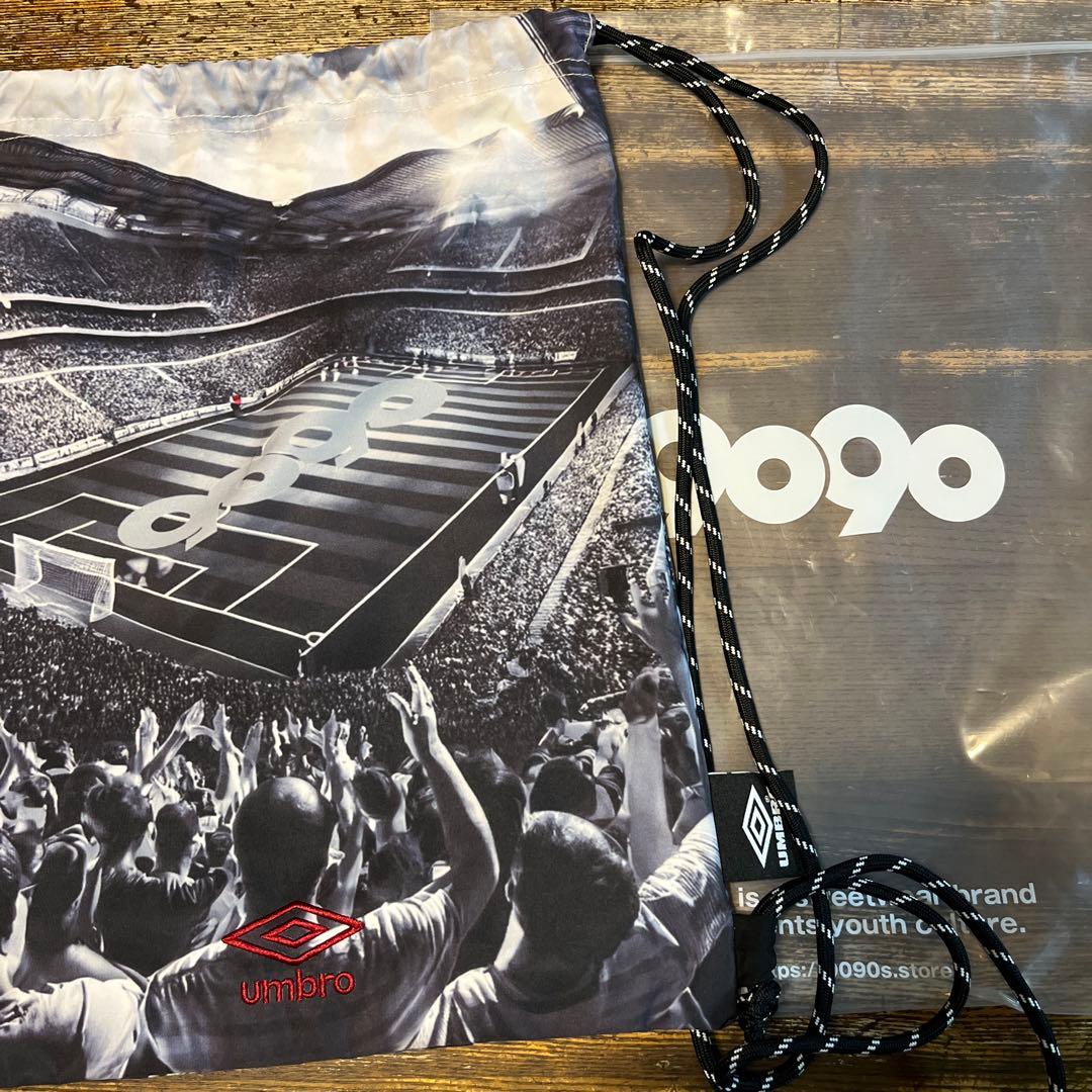 【希少】9090 × umbroアンブロ Printed Game 黒