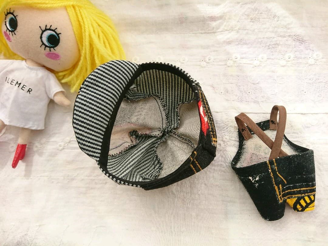 イルメール イーマリー 切替キャスケット＆サロペット