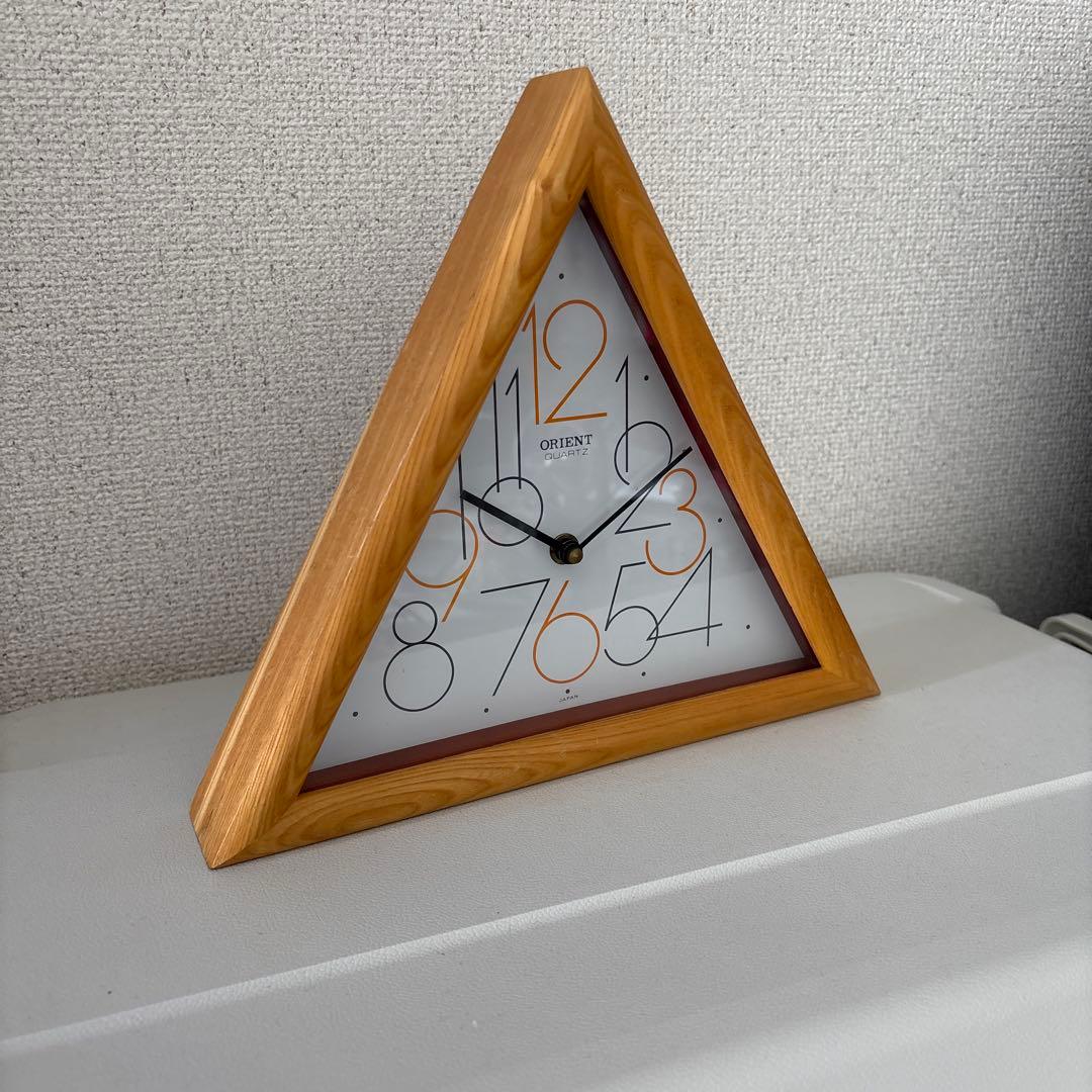 3yen様　ORIENT トライアングル CLOCK ポストモダン　80s