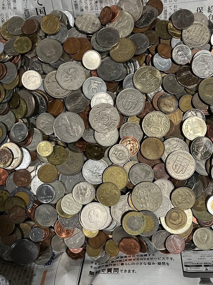 s*n様 5.7kg 外国 まとめて 外国銭  硬貨 古銭 貨幣 大
