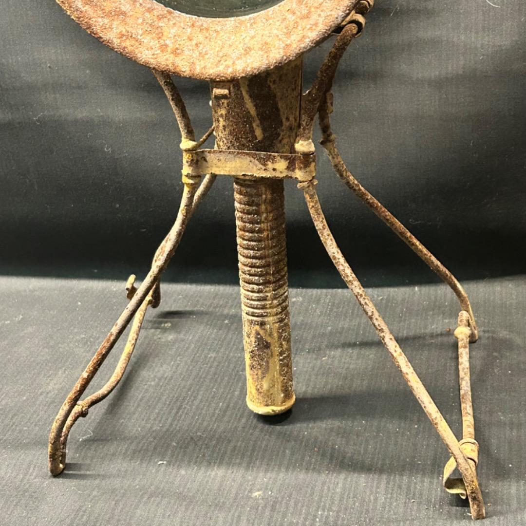 ▽Ad前1012 旧日本軍 軍用隠顕燈 信号灯 昭和レトロ 当時物 長期保管品