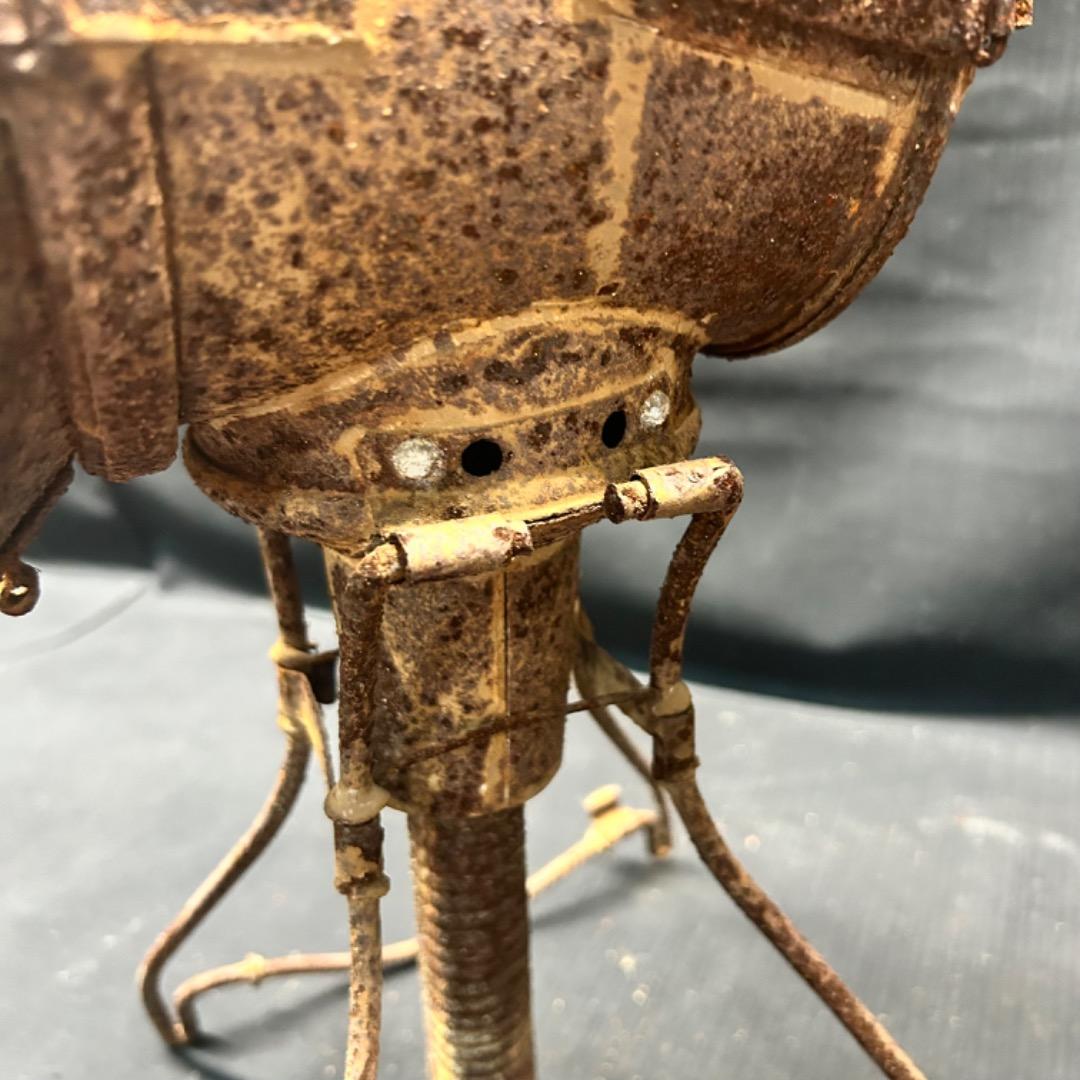 ▽Ad前1012 旧日本軍 軍用隠顕燈 信号灯 昭和レトロ 当時物 長期保管品