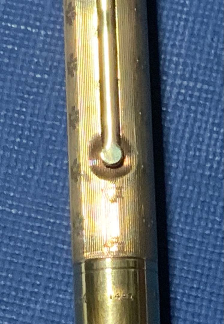 14金無垢万年筆　Vintage Mabie Todd (ニブはPilot製)