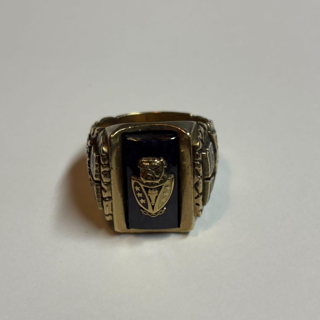 ヴィンテージ 10K ゴールド クラスリング SAFARI