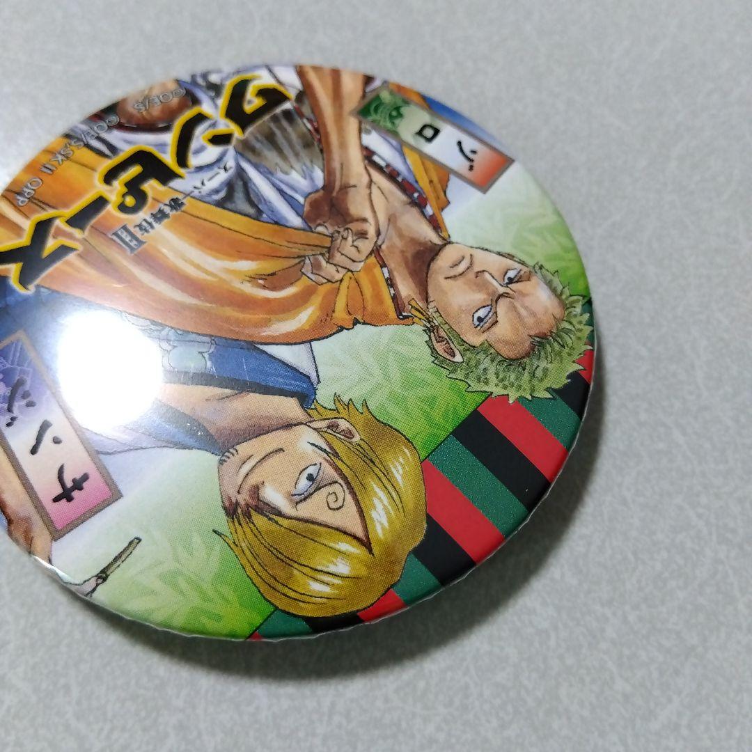 【ワンピース】 ゾロ＆サンジ スーパー歌舞伎Ⅱ 三段缶プリントクッキー 缶バッジ