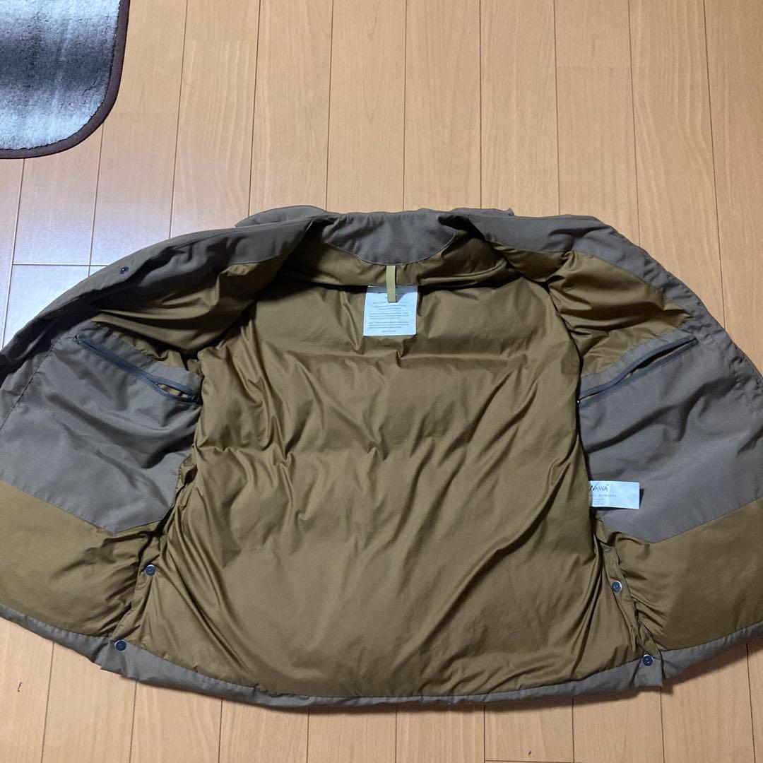 ナンガ×マニュアルアルファベット ダウンベスト　M