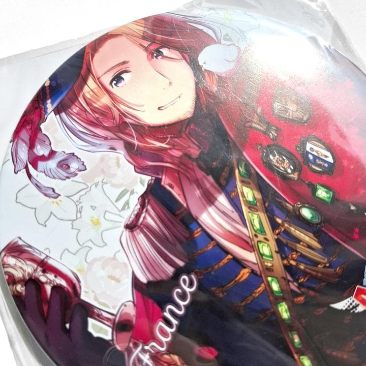 新品未開封 ヘタリア フランス アート缶プレート コレクション 缶バッジ 大きい