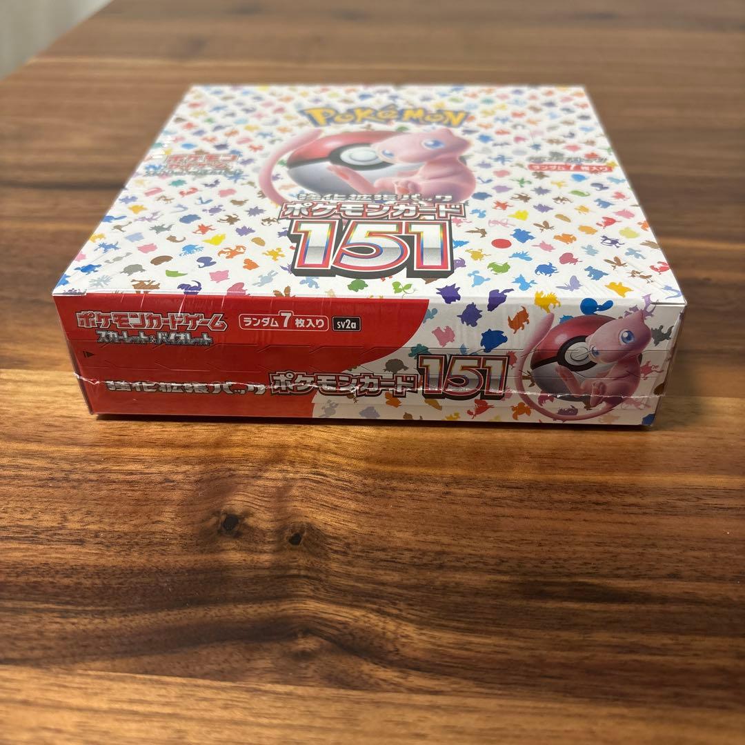 未開封シュリンク付き ポケモンカード151 BOX ボックス